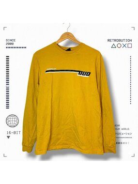 Octobers Very Own OVO Long Sleeve Shirt Yellow Size L